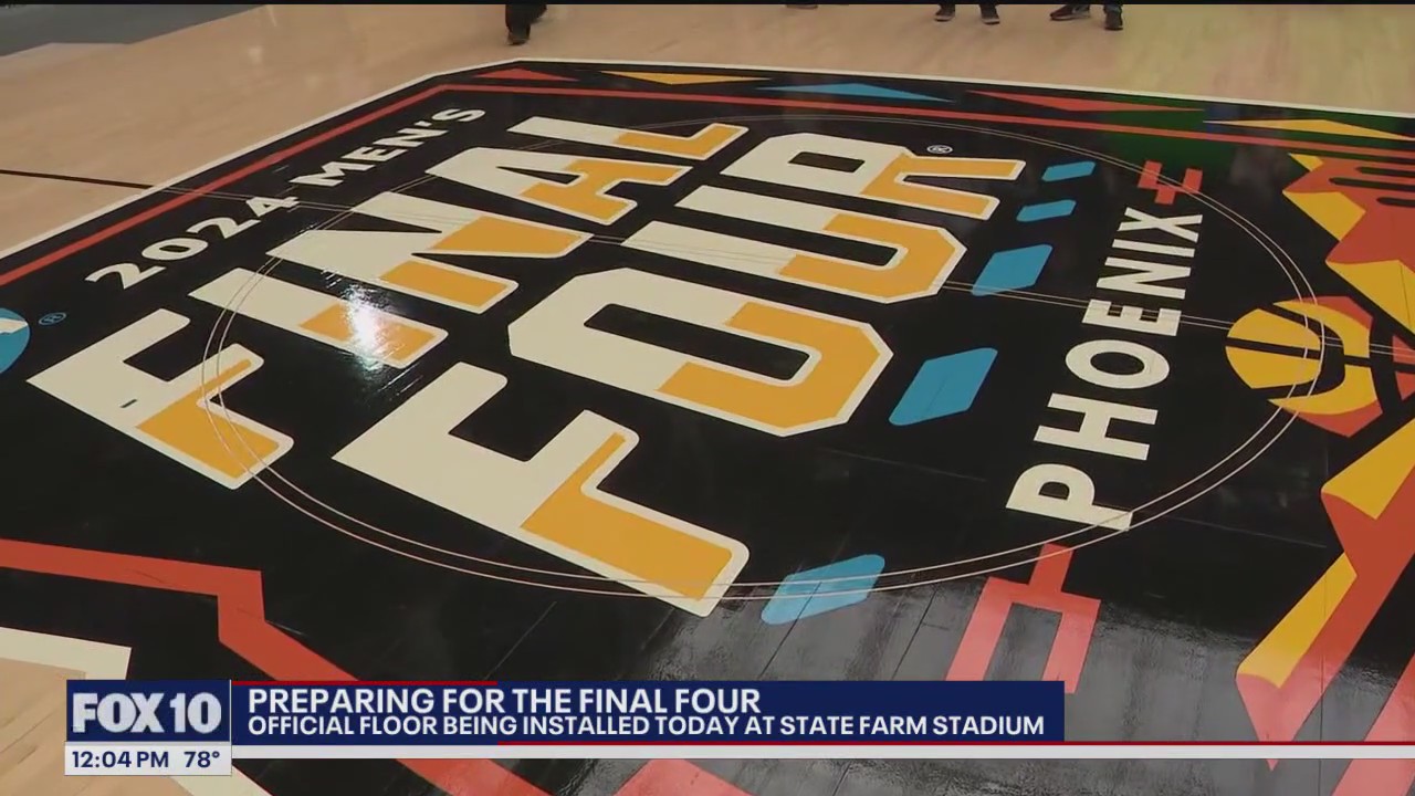 Final Four preparations at State Farm Stadium