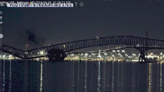 Francis Scott Key bridge collapse: Frame by frame
