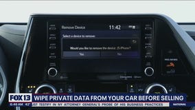 Wipe private data from your car before selling