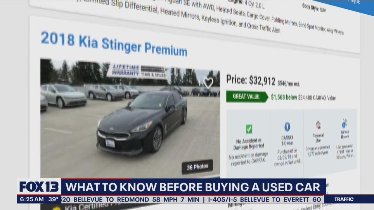 What to know before buying a used car