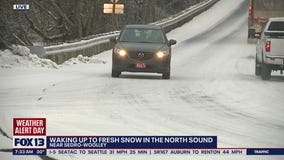 Slick conditions near Burlington