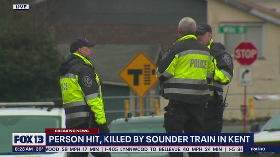 Person hit, killed by Sounder train in Kent