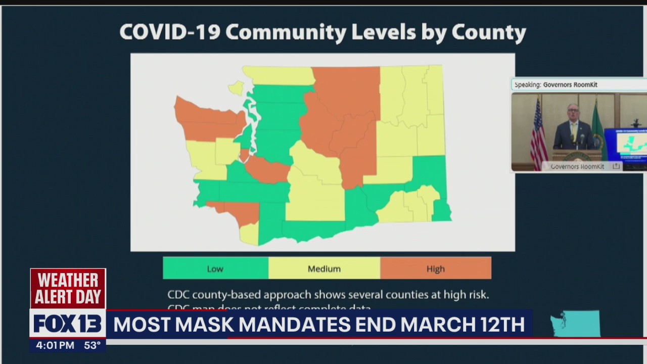 Washington, Oregon, California to end mask mandates in schools, most public places by March 12