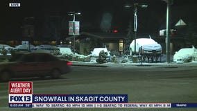 Slick roads in Mount Vernon