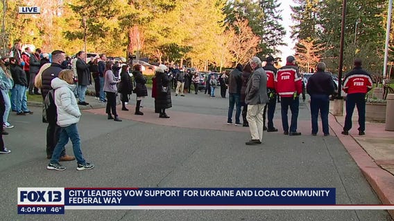 City leaders in Federal Way vow support for Ukraine and local community