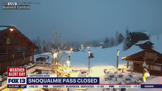 Snoqualmie Pass closed in both directions
