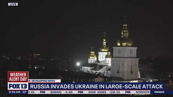 Russia invades Ukraine in large-scale attack