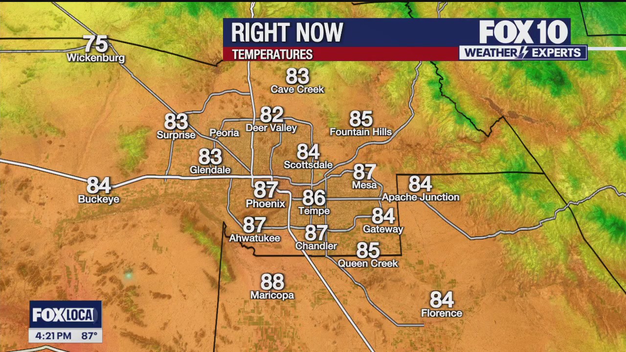4 p.m. Weather Forecast - 4/4/24