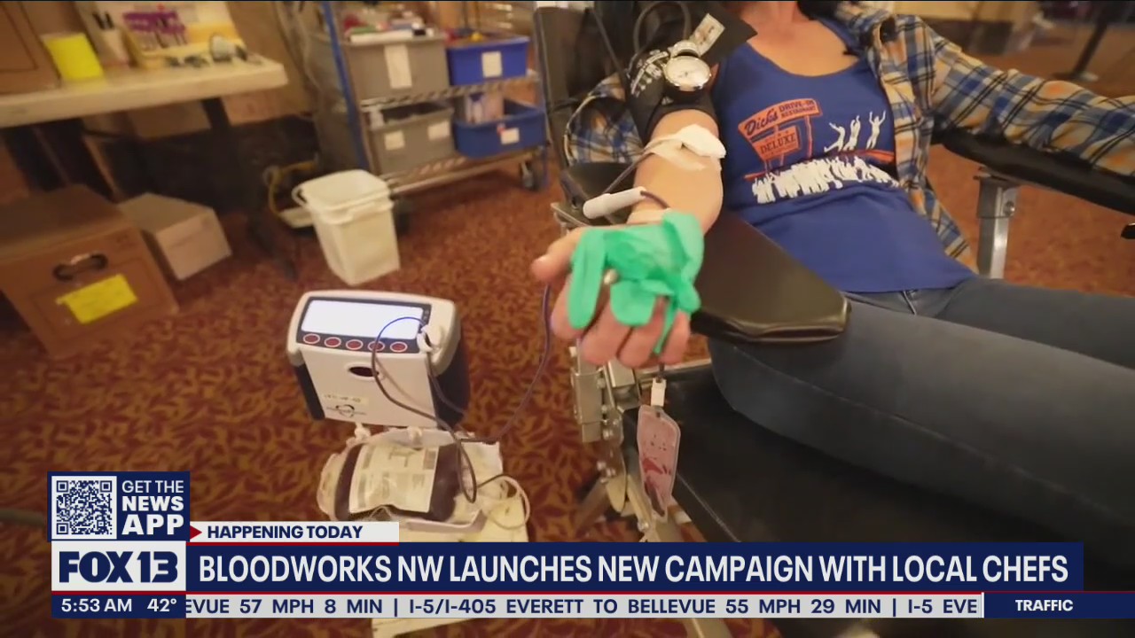 Bloodworks NW launches new campaign with local chefs