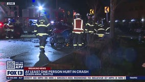 At least 1 hurt in Queen Anne crash