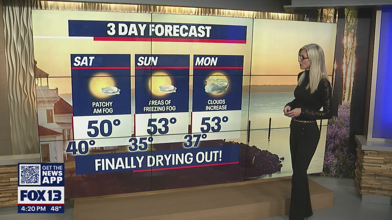 Finally drying out in Seattle area