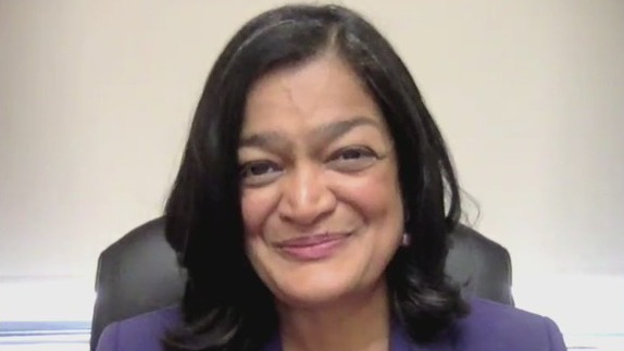 Congresswoman Pramila Jayapal talks to FOX 13 Morning News