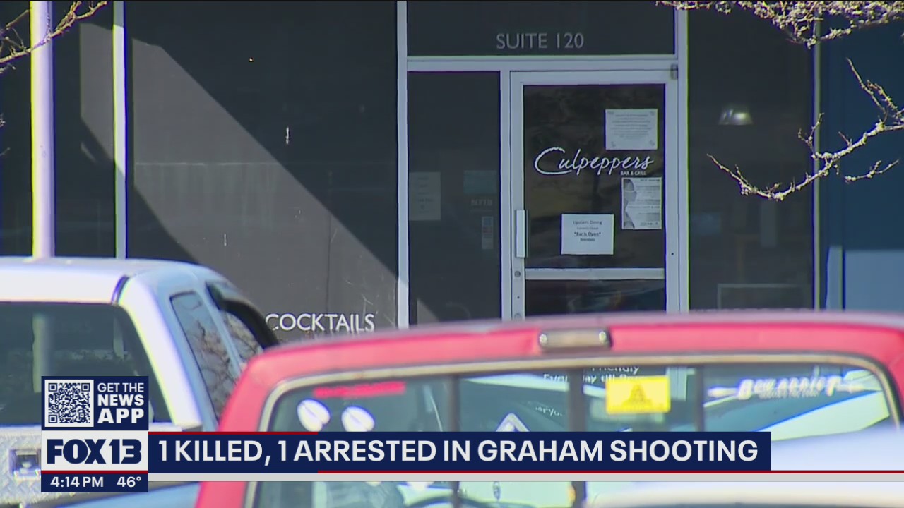 Man charged in deadly shooting outside Graham bar