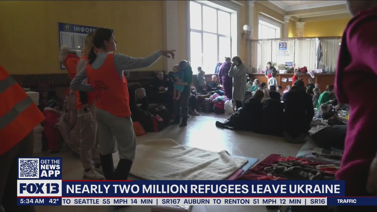 Nearly 2 million refugees leave Ukraine