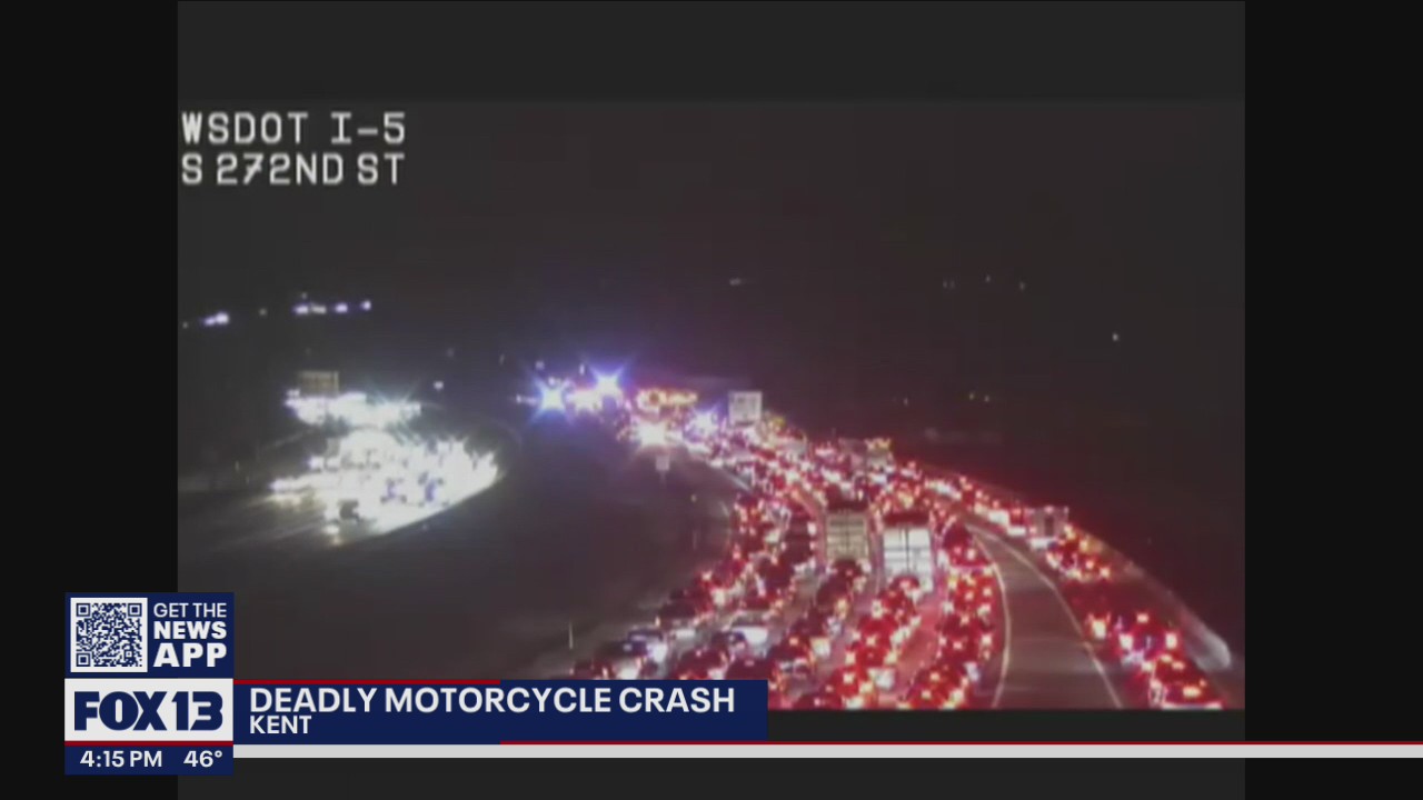 Troopers: Motorcyclist dies in crash on I-5 in south King County
