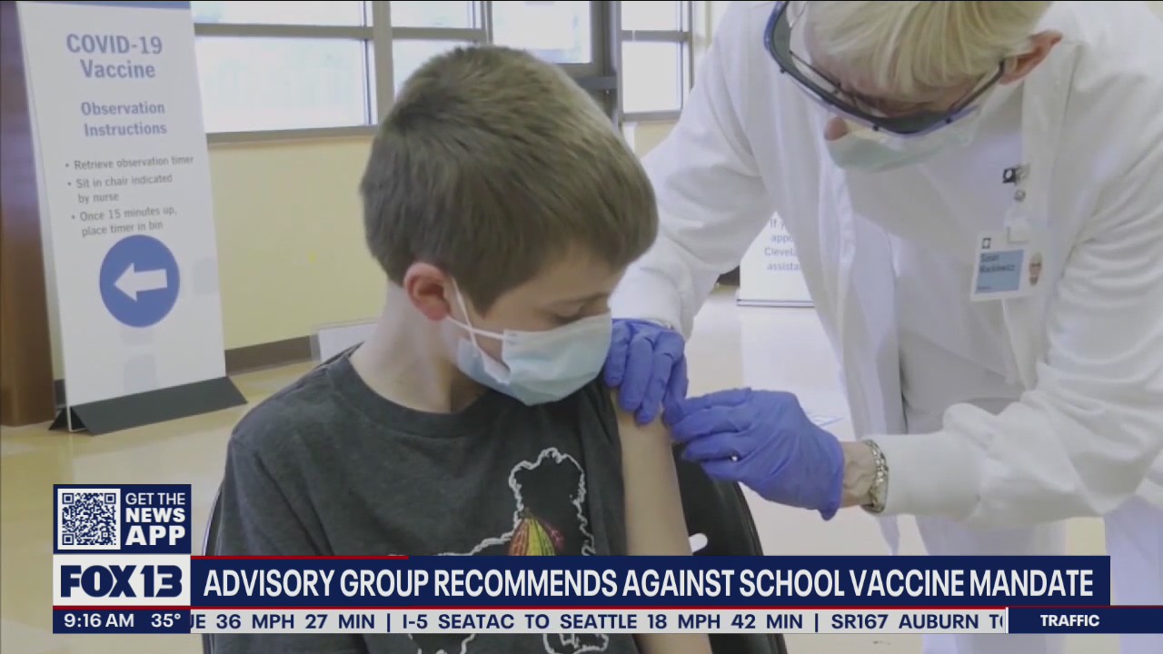 Panel opts against new vaccine requirement for Washington schools