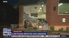 Car crashes into Renton Walgreens