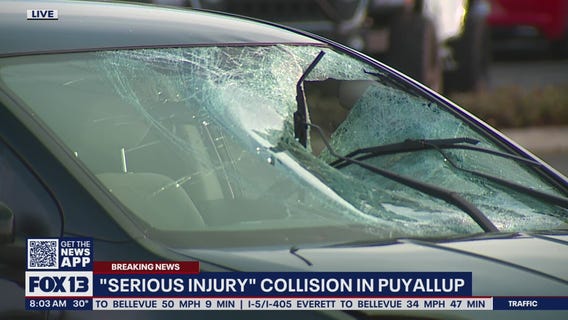 1 seriously injured in Puyallup collision