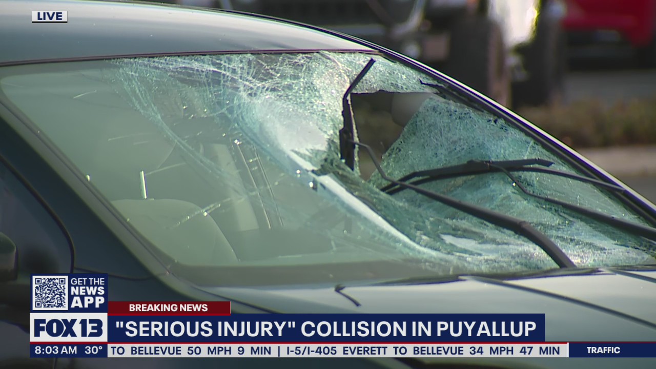 1 seriously injured in Puyallup collision