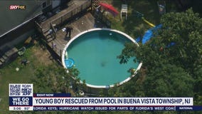 Boy rescued from pool in Buena Vista Twp., N.J.