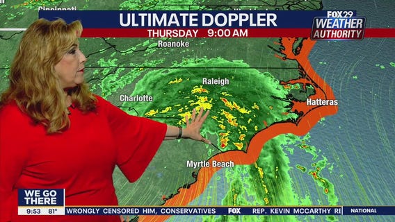 Tropical storm warnings, flood advisories in effect in New Jersey, Delaware as Elsa draws near