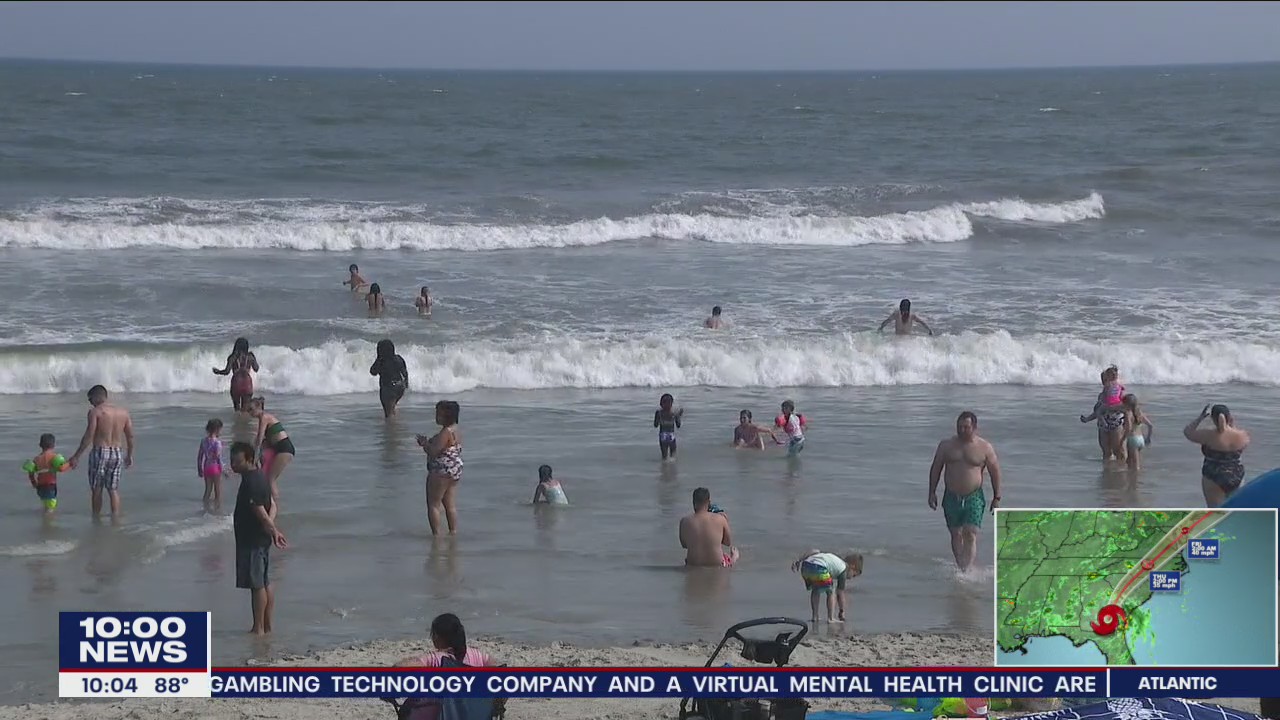 Jersey shore prepares for brush with Elsa