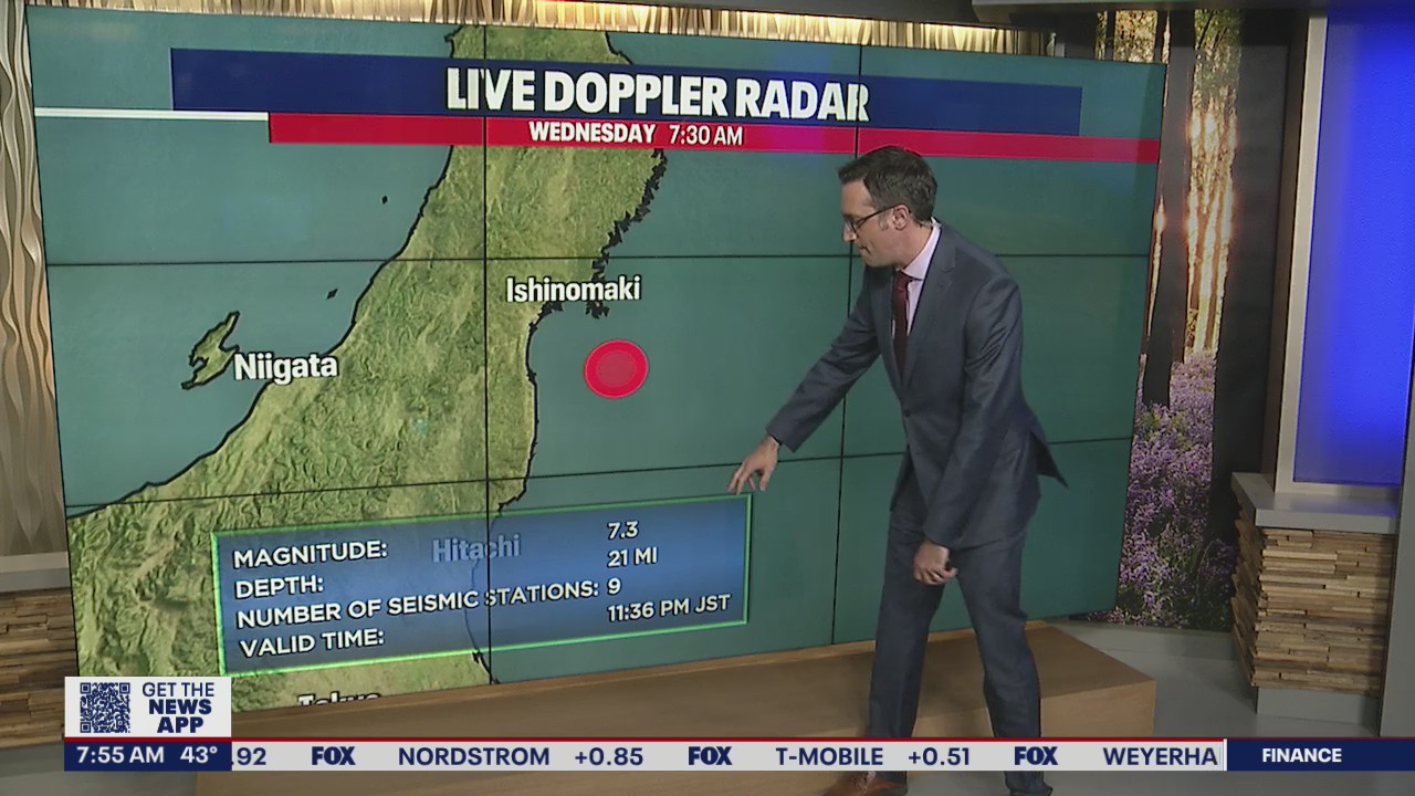 Magnitude 7.3 earthquake hits Japan