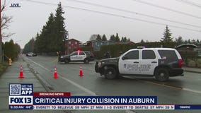 Pedestrian critically injured after she was hit by a car in Auburn