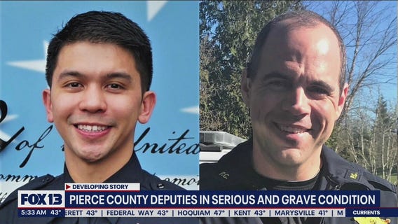 Pierce County deputies in serious, grave condition