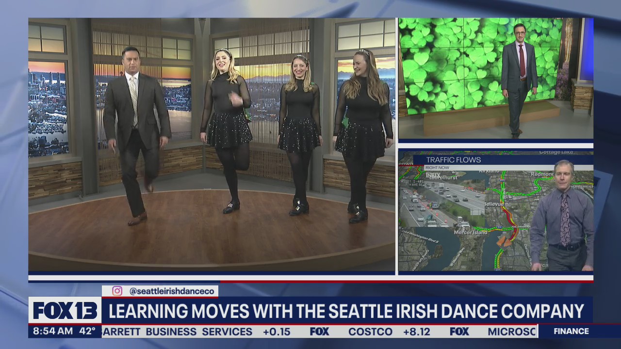 Seattle Irish Dance Company shares steps for dancing