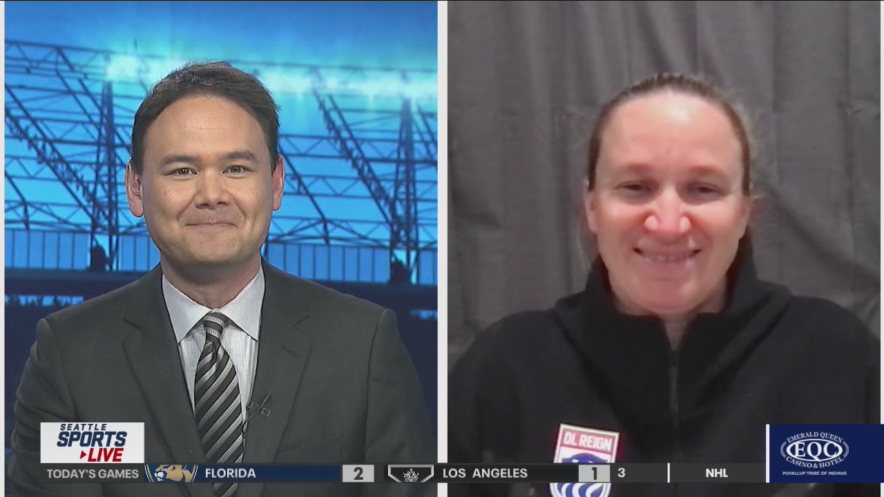 OL Reign Coach Laura Harvey previews season on "Seattle Sports Live"