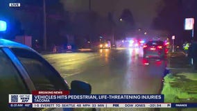 Vehicle hits pedestrian in Tacoma