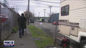 City removes garbage, leaves illegally-parked RVs in Ballard