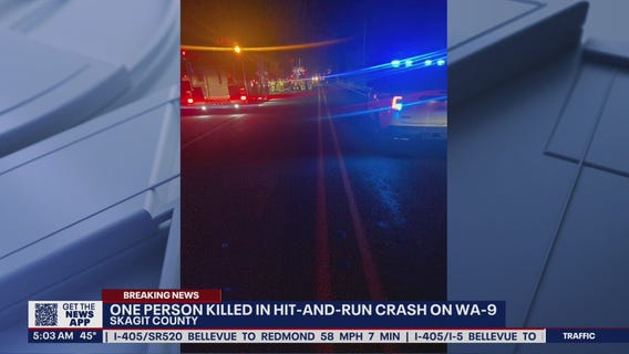 1 killed in hit-and-run crash in Skagit County
