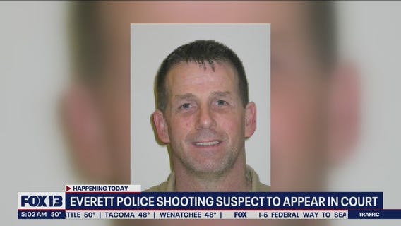 Man accused of killing Everett officer to appear in court