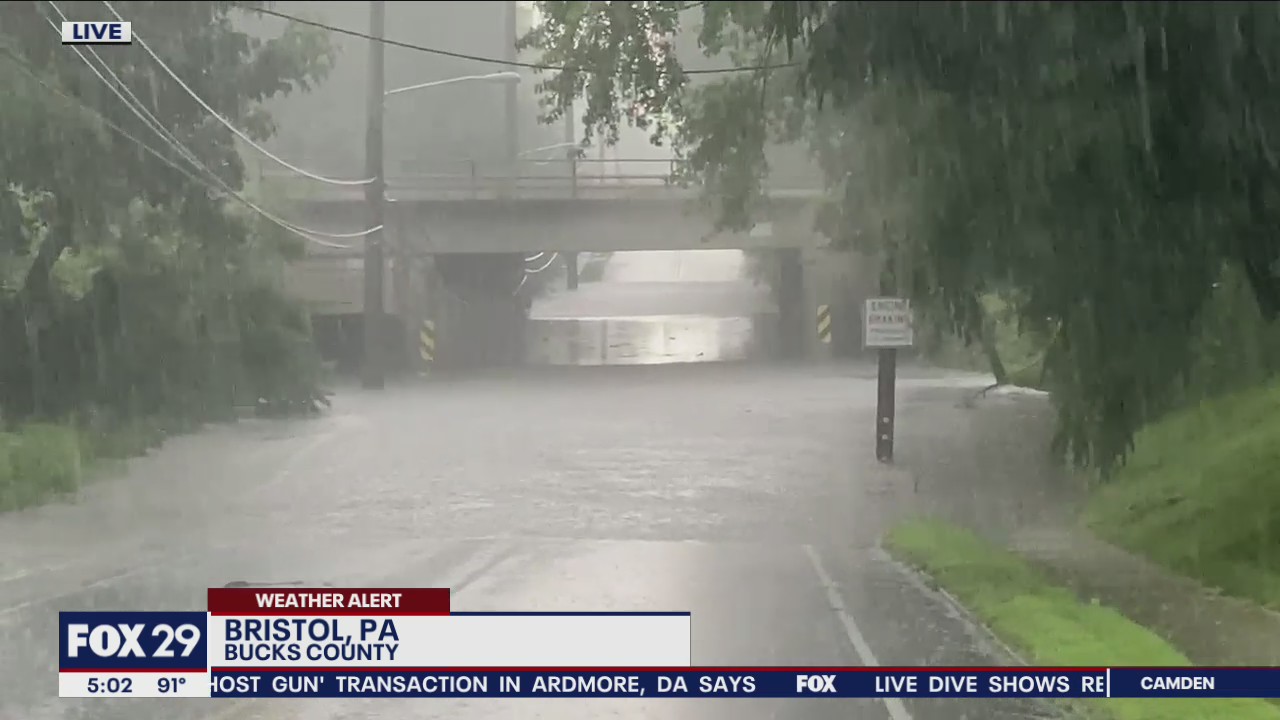Bristol water rescues after torrential rain