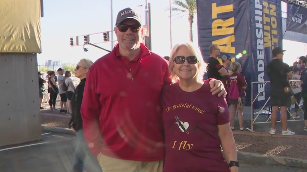 Heart transplant recipient finishes Pat's Run