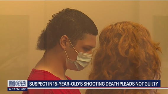 Suspect in 15-year-old's shooting death pleads not guilty