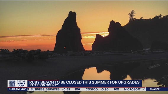 Ruby Beach to be closed this summer for upgrades