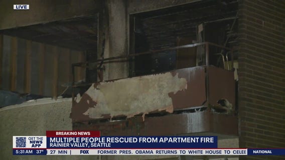 Multiple people rescued from South Seattle apartment fire
