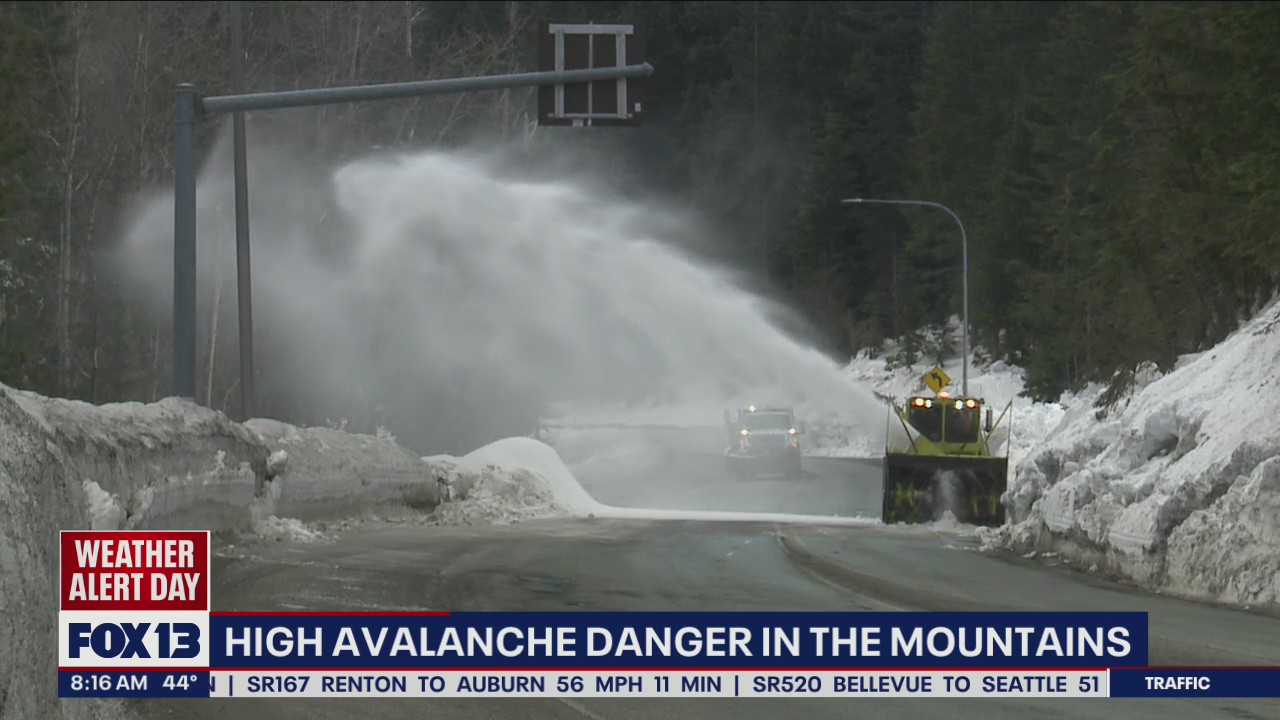 High avalanche danger in the mountains