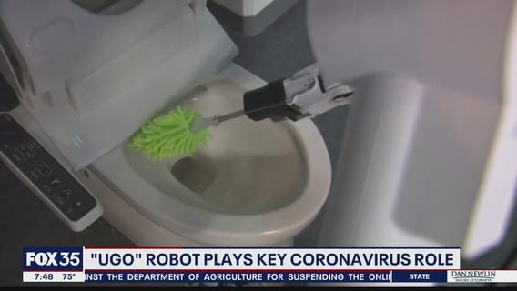 Search for Solutions: UGO robot plays key coronavirus role