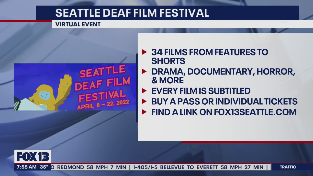 Tickets for Seattle Deaf Film Festival are available now