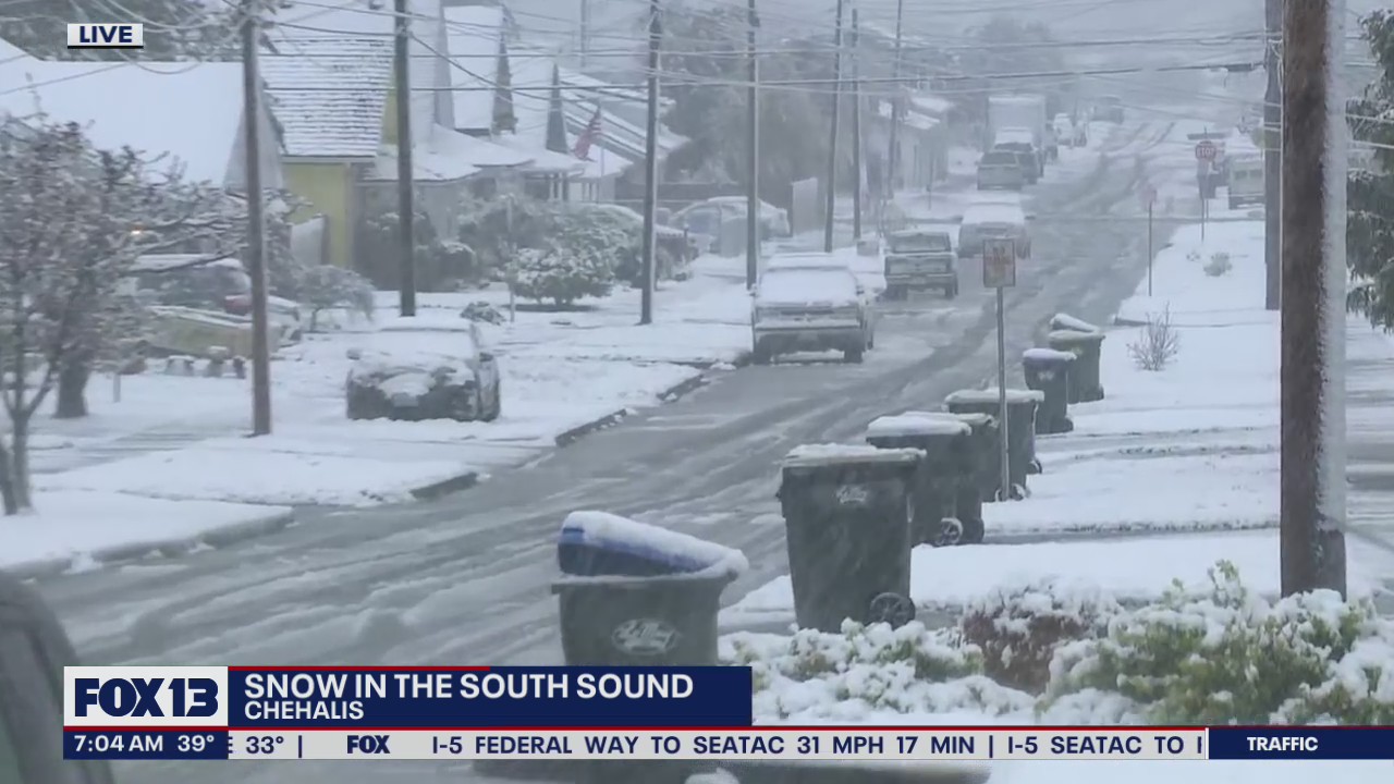 South sound hit with snow