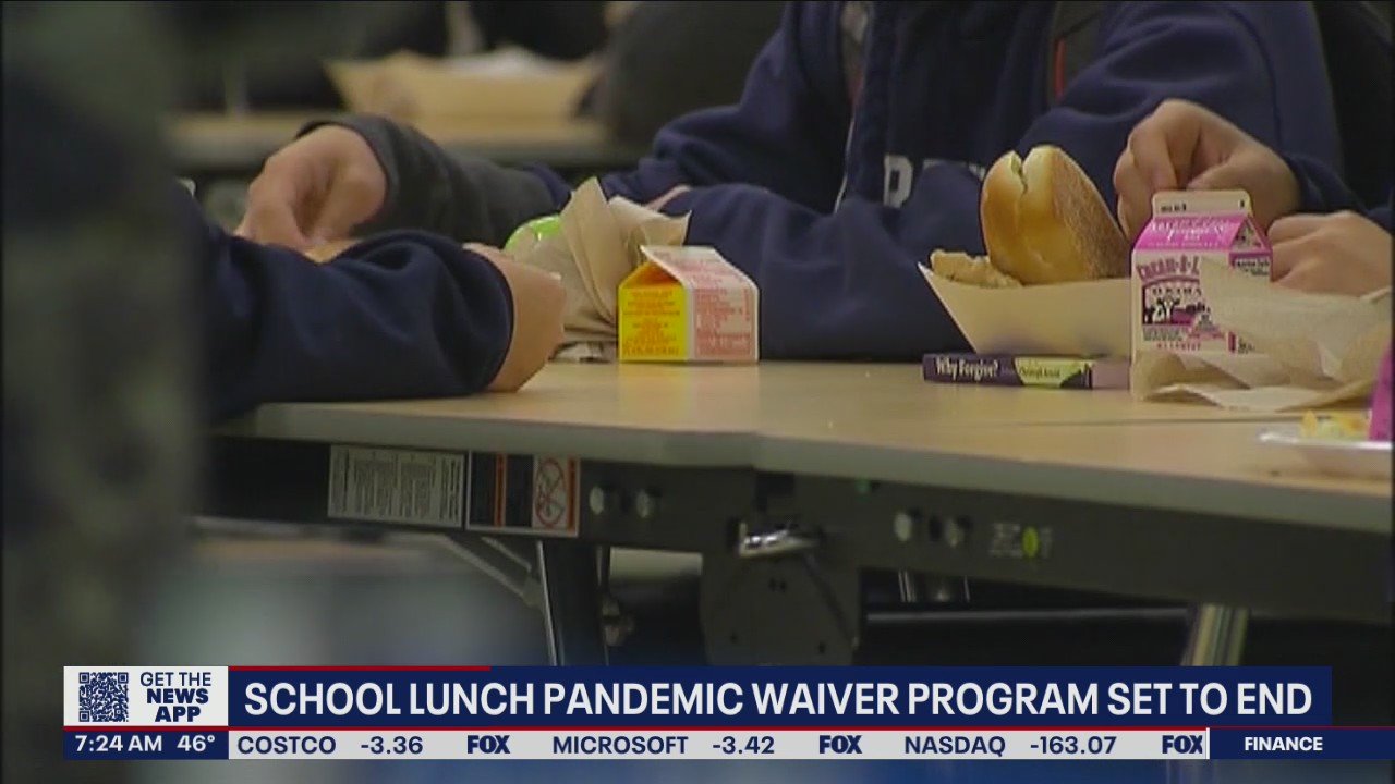 School lunch pandemic waiver program set to end