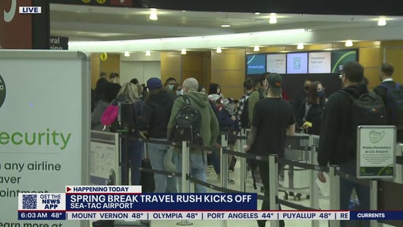 Spring break travel rush kicks off