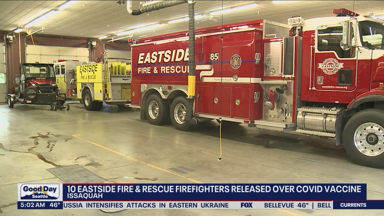 10 Eastside Fire and Rescue firefighters released over COVID vaccine