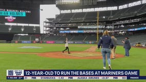 12-year-old will run the bases in a Make-A-Wish� tradition at the Mariners' home opener Friday