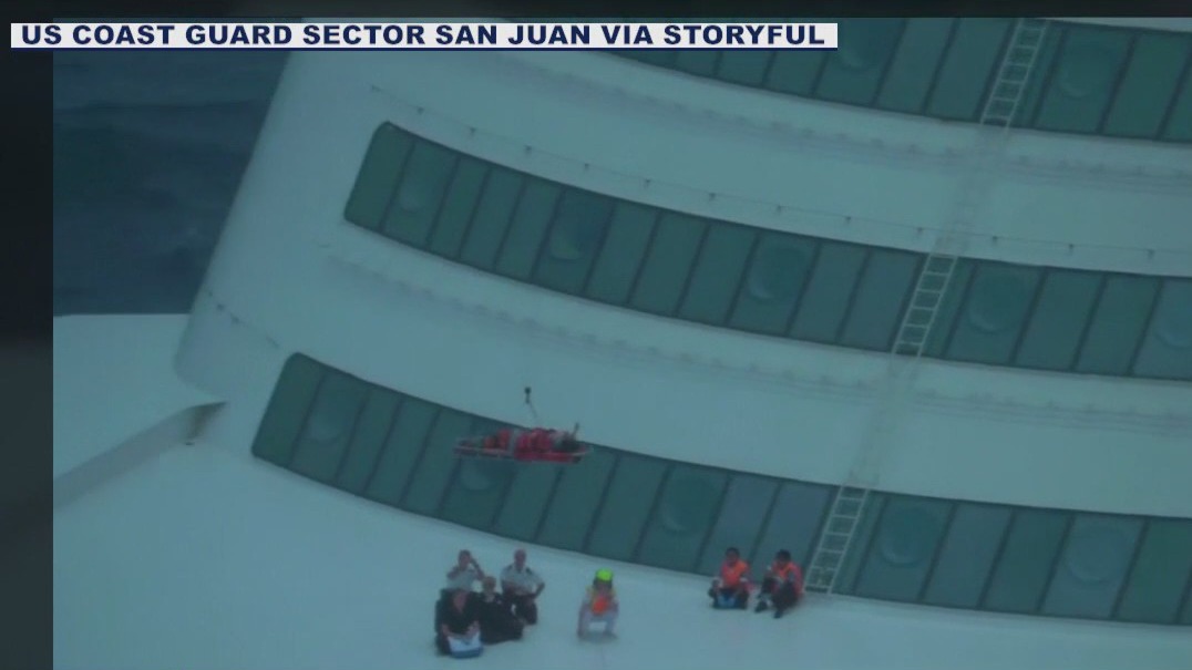 Pregnant woman airlifted from Disney cruise ship