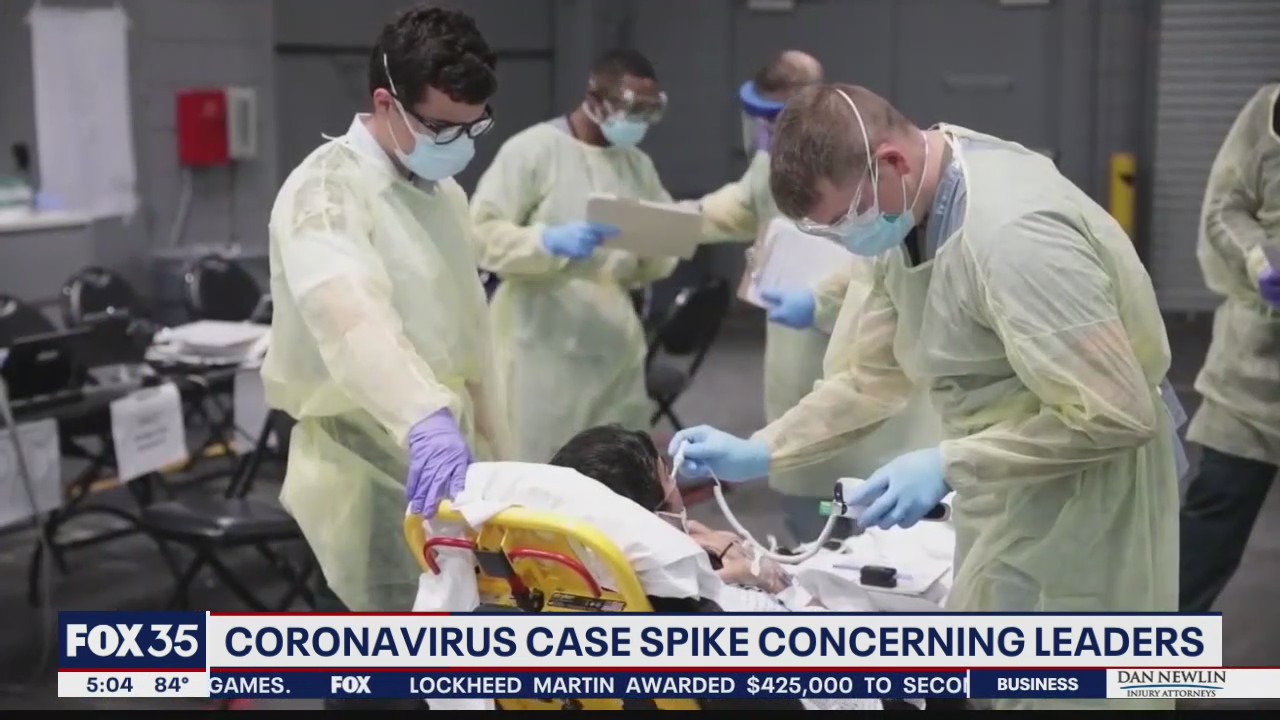 Spike in coronavirus cases concerning leaders